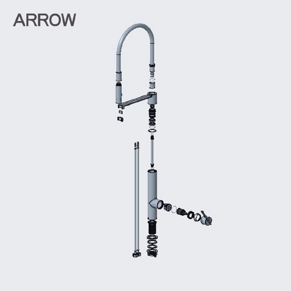 Vòi bếp nóng lạnh Arrow ACY11W24CP