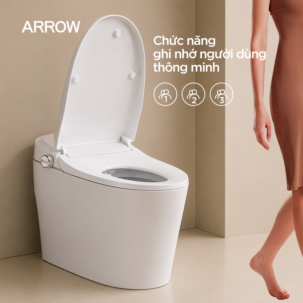 Bồn cầu thông minh Arrow AKE1134M
