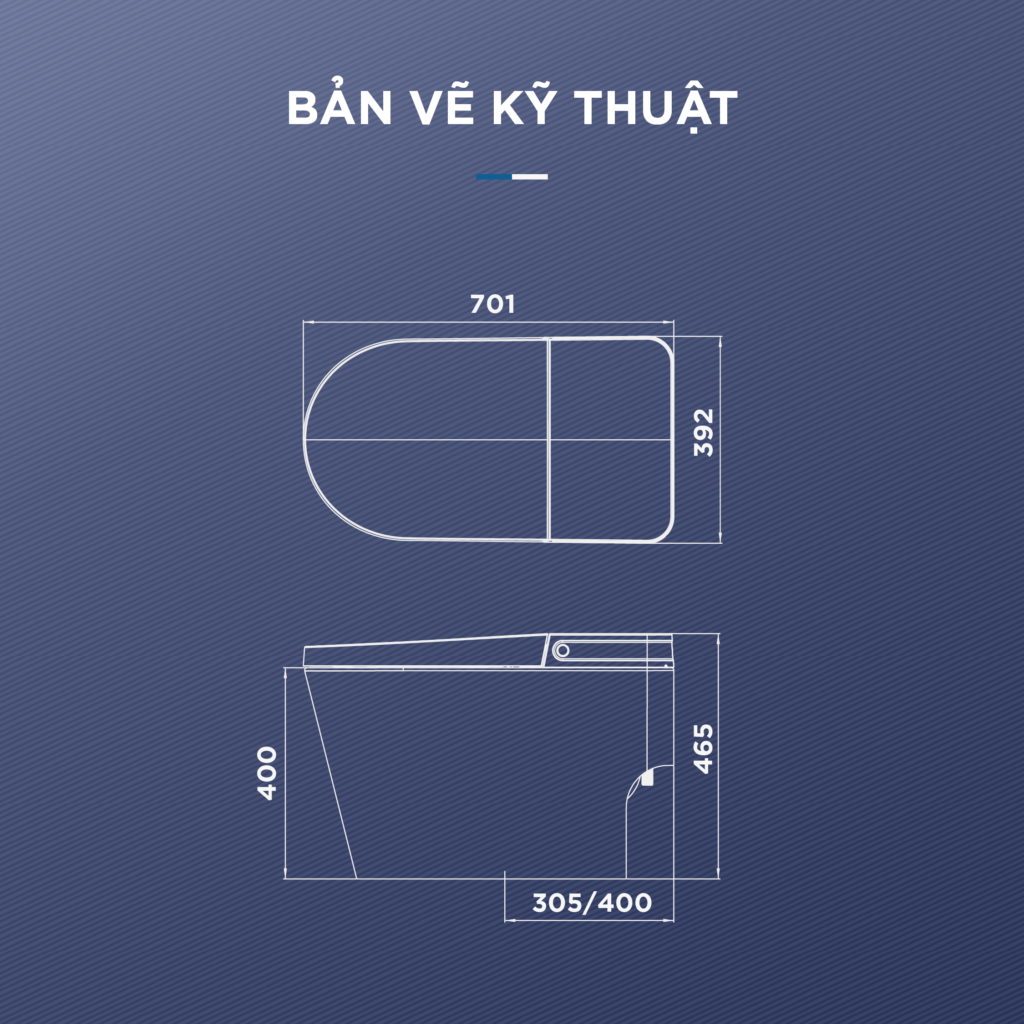 Bồn cầu thông minh Arrow AB1030-AM
