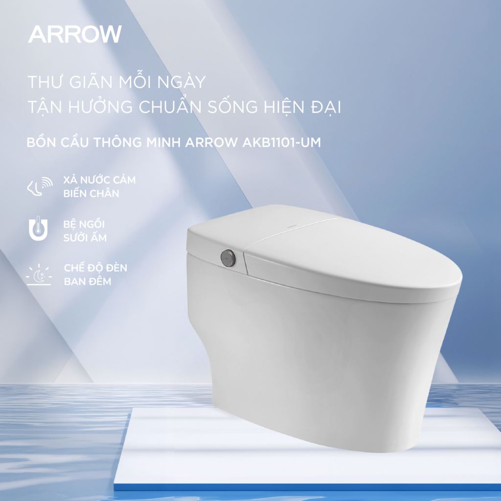 Bồn cầu thông minh Arrow AKB1101-UM