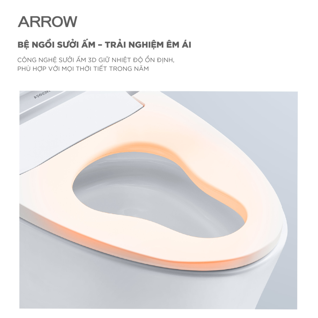 Bồn cầu thông minh Arrow AKB1101-UM