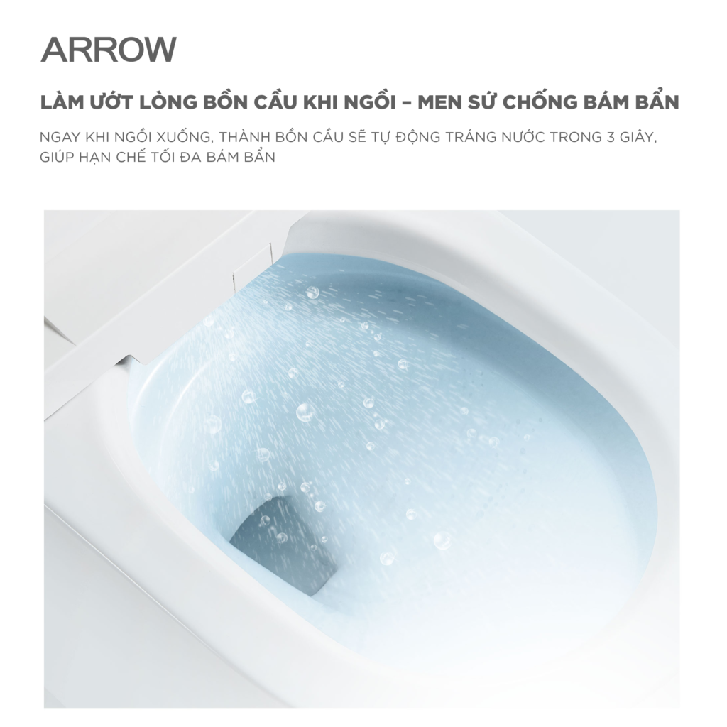 Bồn cầu thông minh Arrow AKB1101-UM