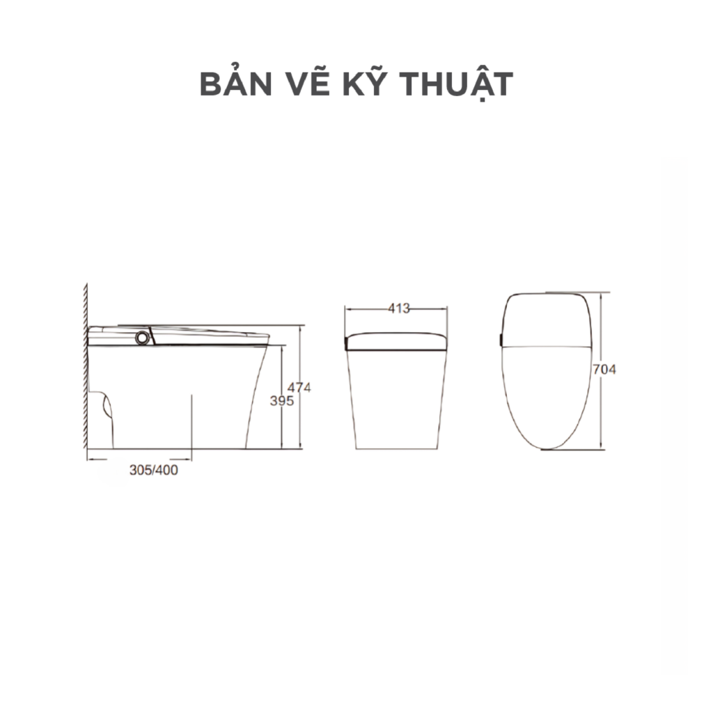 Bồn cầu thông minh Arrow AKB1101-UM