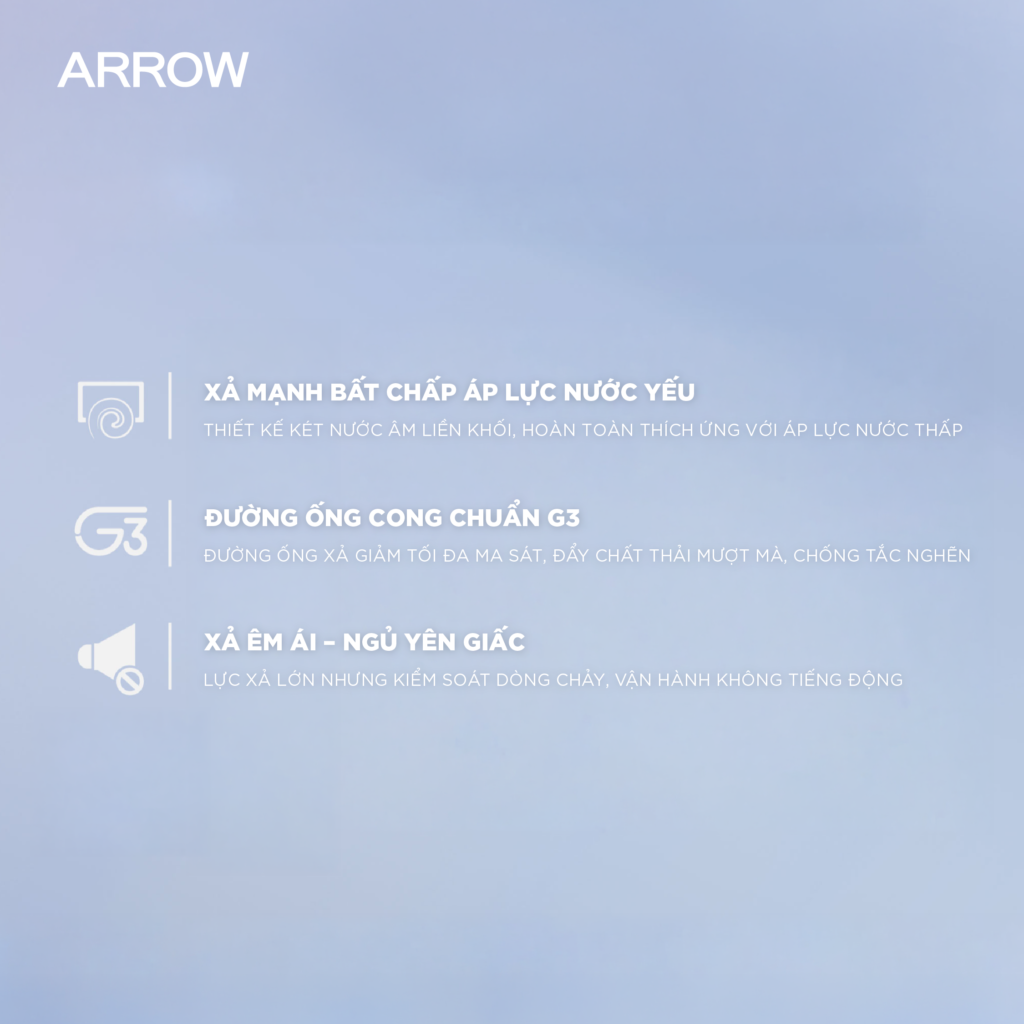 Bồn cầu thông minh Arrow AKB1101-UM